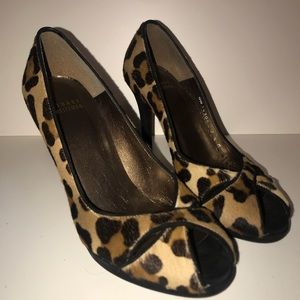 Stuart Weitzman peep toe pumps